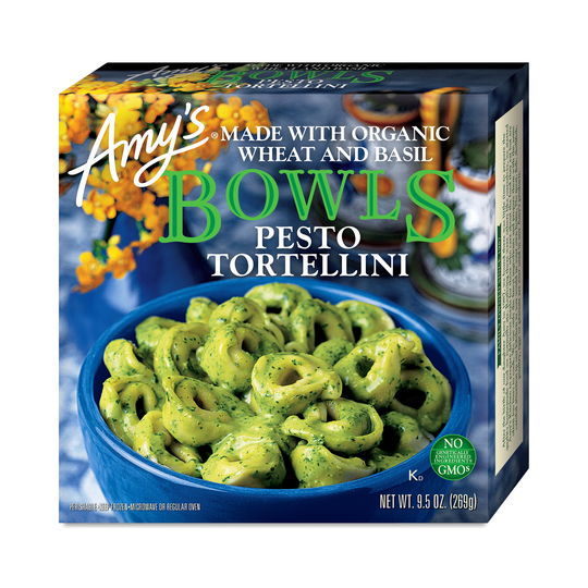 2-Pack Amy's Pesto Tortellini Bowl 9.5 oz box