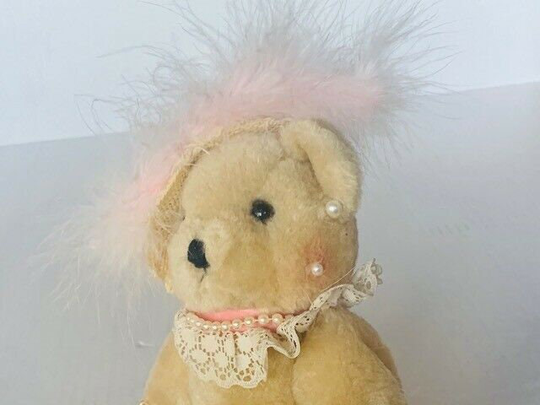 Teddy Bear Plush Stuffed Animal Jointed Shredded Cotton Anthropomorphic Feather