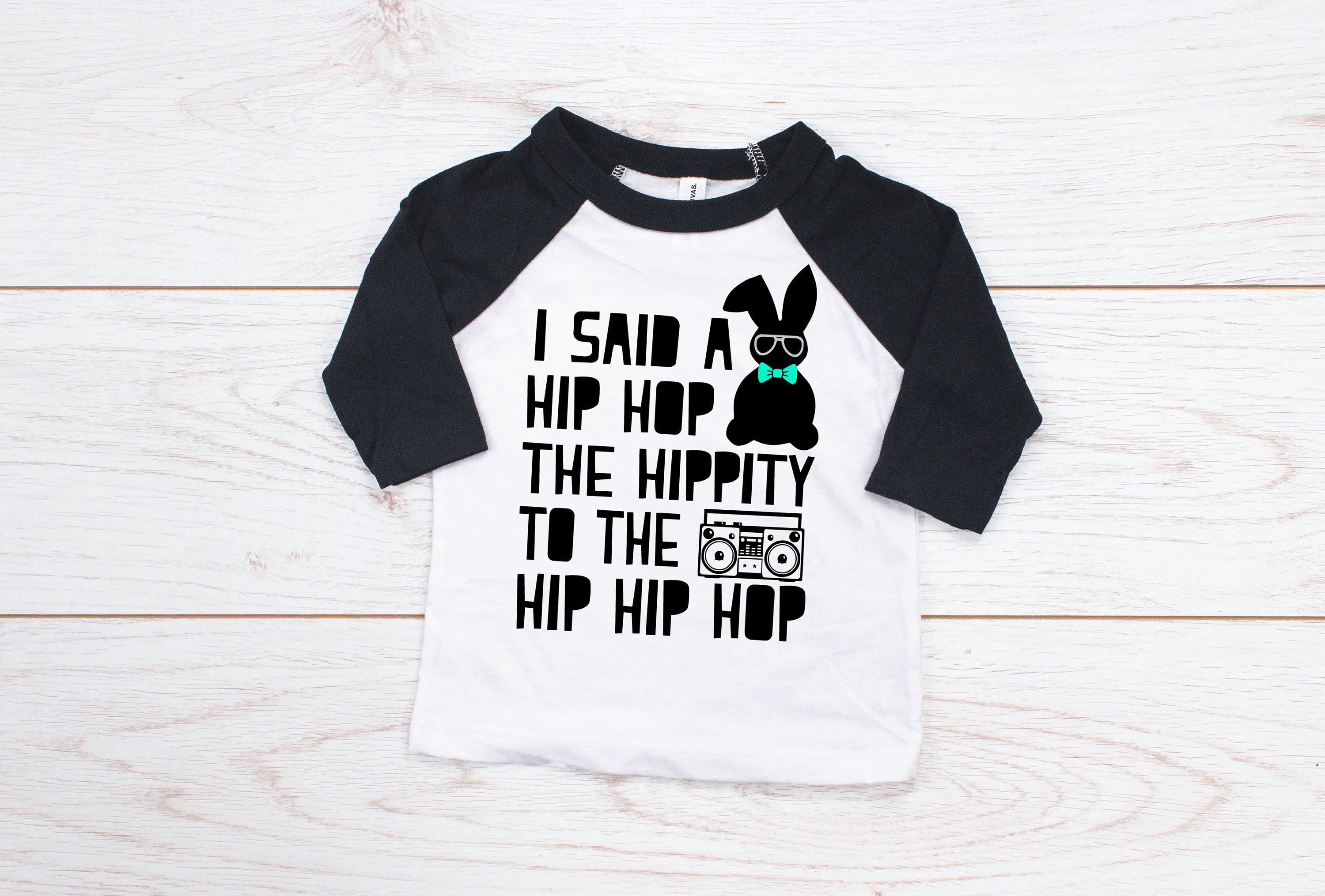 Easter Bunny Kids Hip Hop Rabbit Raglan Baseball Shirts Boys Girls Kids Youth Toddler Baby Easter Shirt Cute Egg Hunt