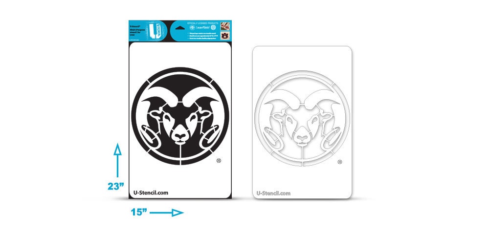 Colorado State Ram - Multi-Purpose Stencil