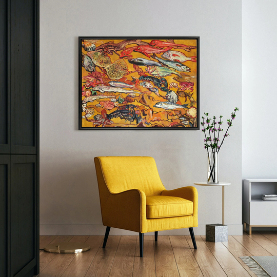Louis Valtat, The Sea Dwellers, Seafood Art, Large Wall Art, Framed Art, Canvas Art, Large Canvas, M4568