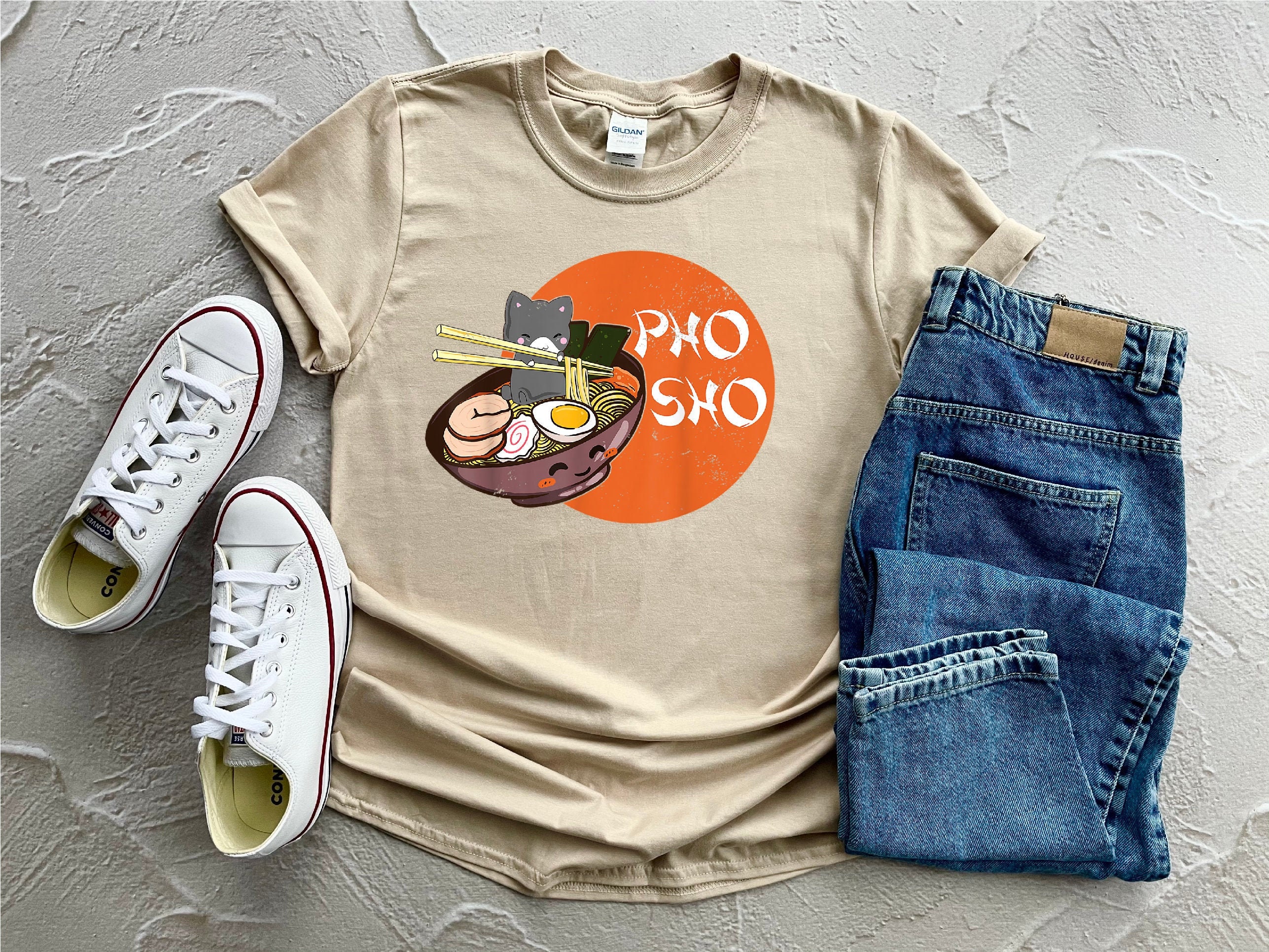 Cat Ramen Shirt, Japan Anime Birthday Present Foodie Soup Japan, Japanese Noodles, Queen Girl Aesthetic