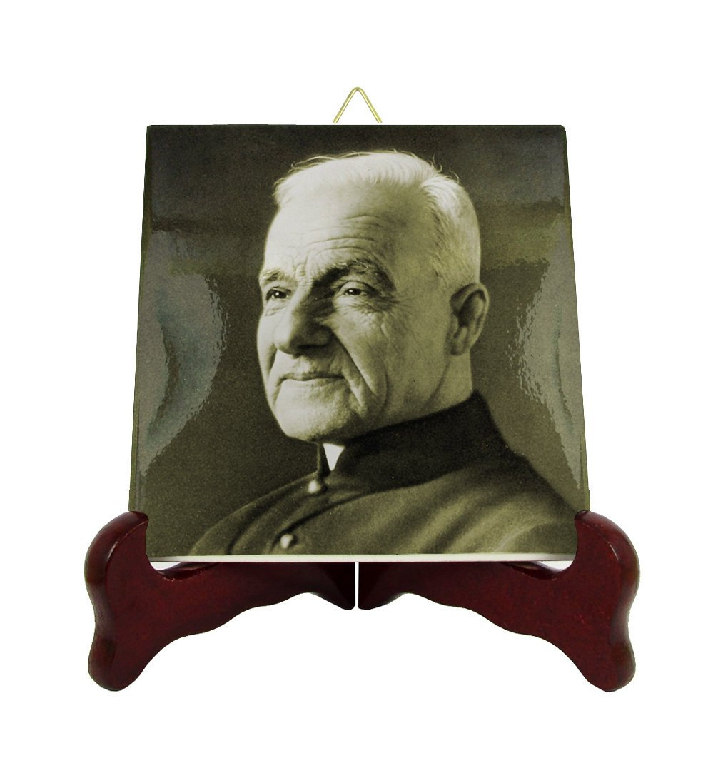 Catholic Saints Serie - Saint Andr Bessette Icon On Ceramic Tile St Art Frre