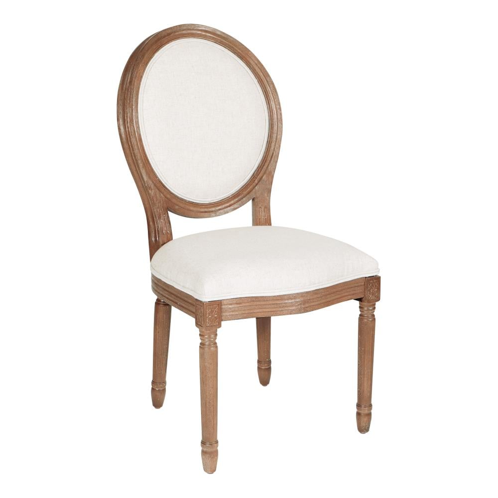 OSP Home Furnishings Contemporary/Modern Polyester/Polyester Blend Dining Side Chair (Wood Frame) in Brown | LLA-L32