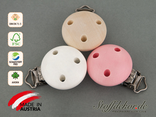 Wooden Clip Pacifier Babyclip Chain Pendant For Baby Car Play Buggy Maxi-Cosi