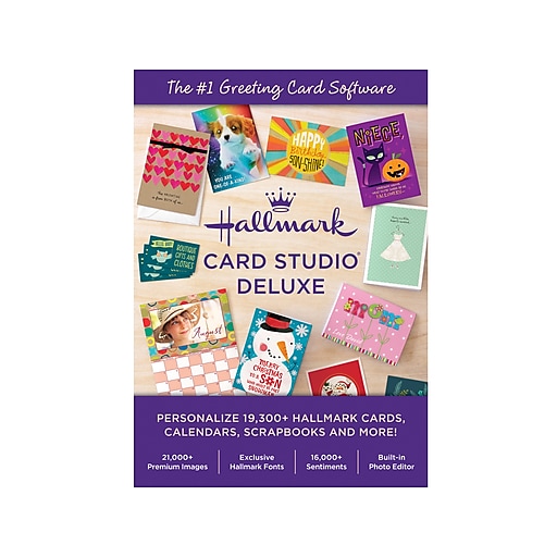 Hallmark Card Studio Deluxe for 1 User, Windows, Download (44136-E)