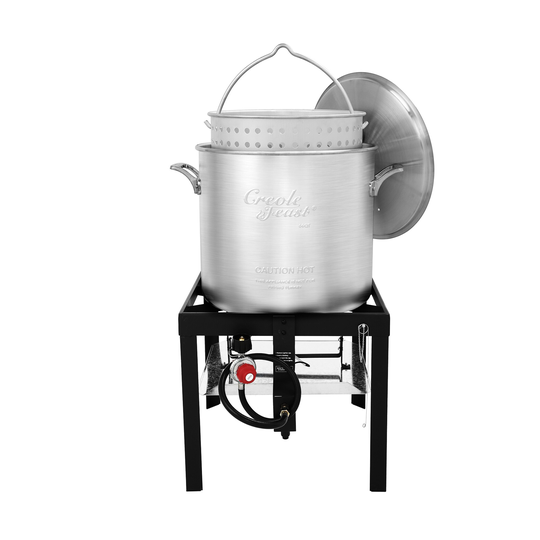 Creole Feast 1-Burner 32.3-in Propane Electronic Aluminized Steel Boiler | SBK0601