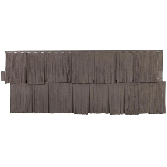 Novik Hand Split Shake 5.48-sq ft Cedar Blend Faux Stone Veneer in Brown | 100070007