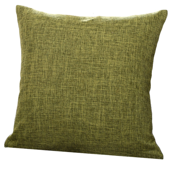 Polyester/Linen Blend Cushion Cover Pillow Case Pack of 2, 4 Different Sizes(Double Sides)(Without Inserts) - white, 22"