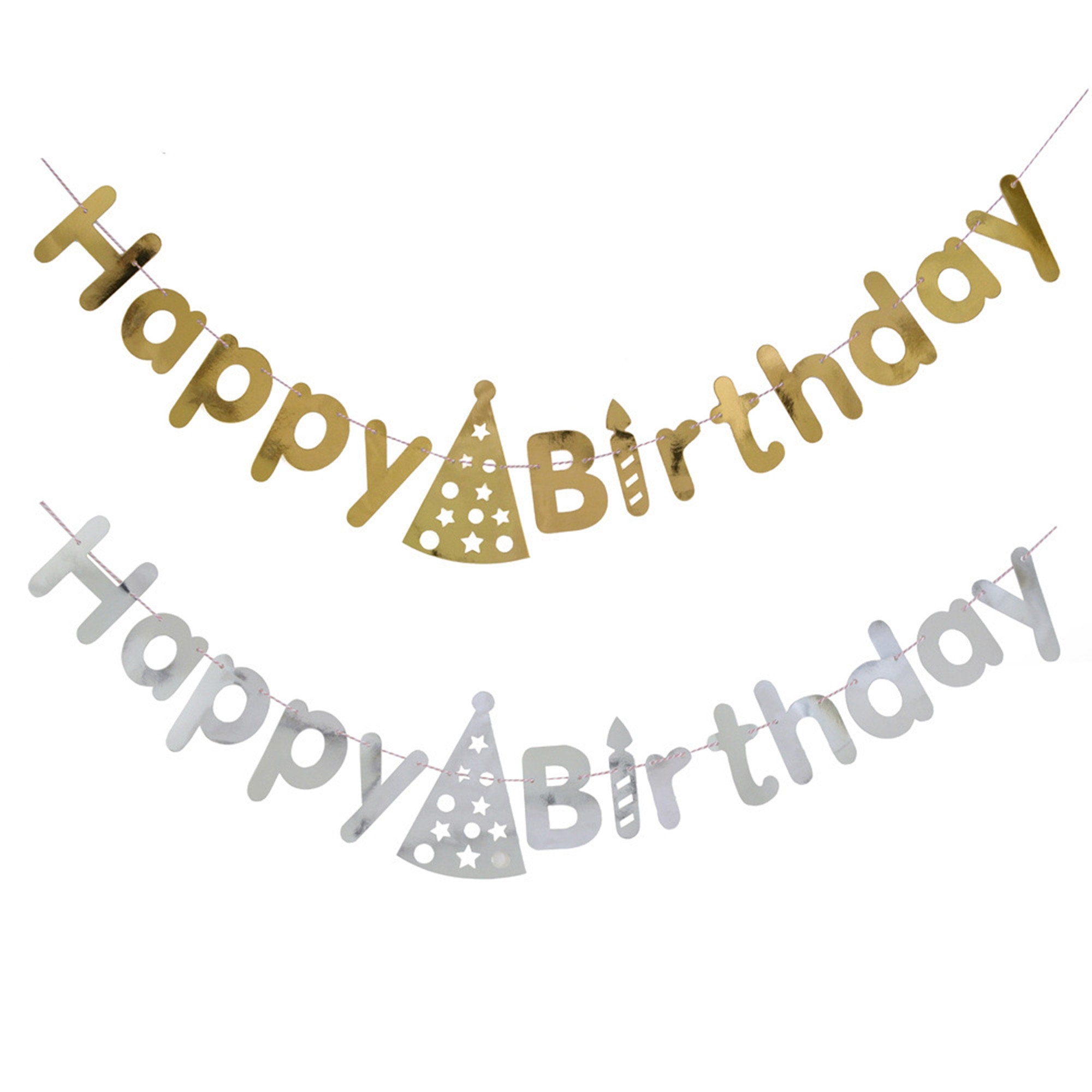 Happy Birthday Letter Banner~Birthday Party Decorarations.happy Banner. Banner Butterfly Style, Decoration