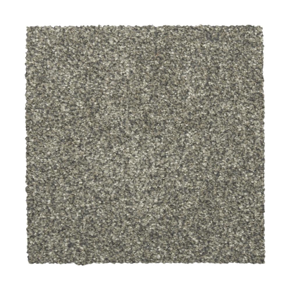STAINMASTER Vibrant Blend I KETTLE Carpet Sample Polyester in Gray | STP32-L007-0808