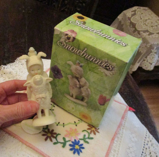 Easter Snowbaby, Snowbunnies, Dept 56, Figurines, Snowbaby Bunny, Sheep Figurine, Decor, Ewe Haul, Bluebird