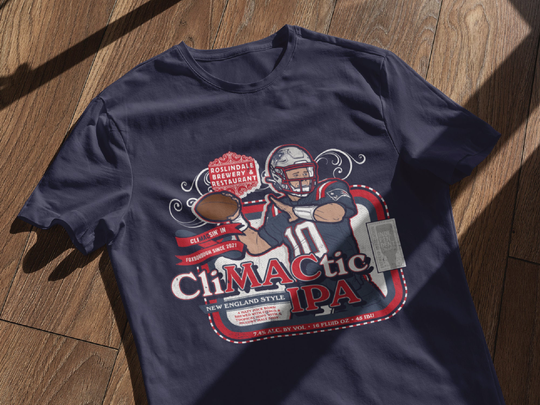 Mac Jones | Patriots Fake Craft Beer Label T-Shirt