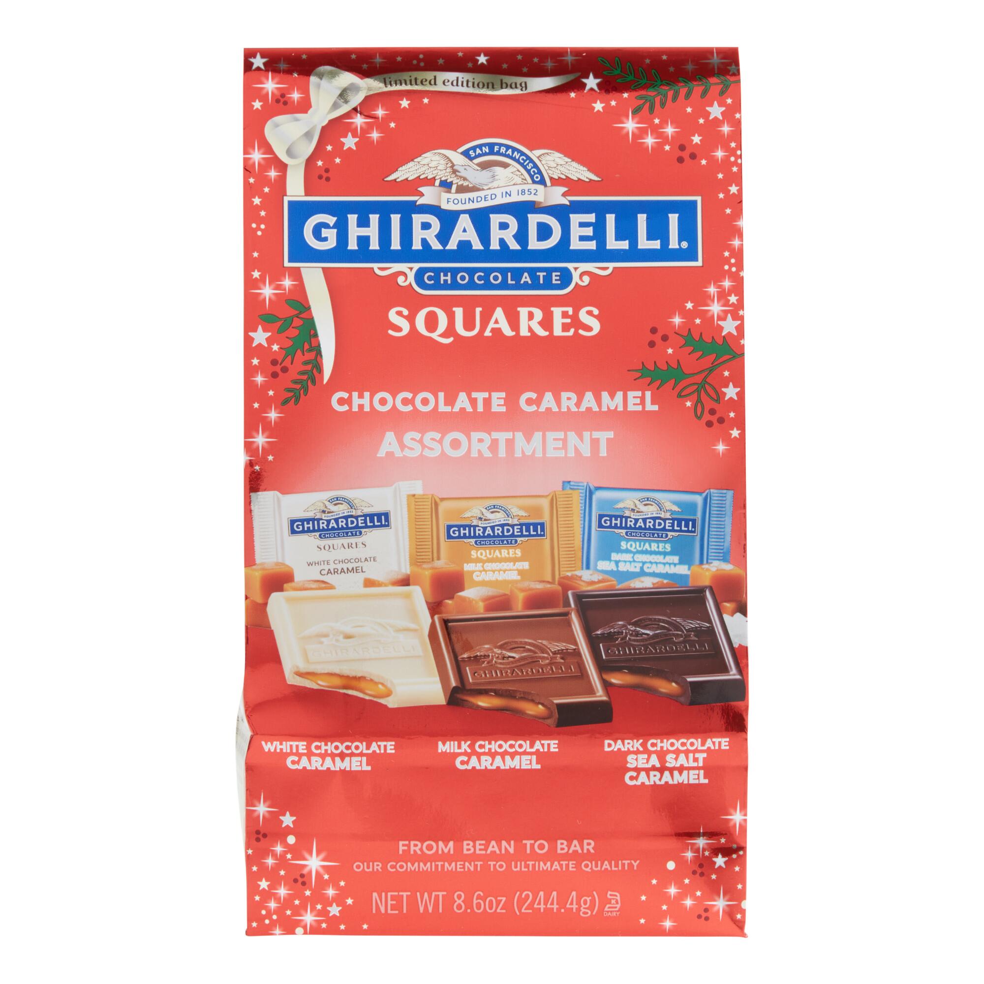 Ghirardelli Caramel Chocolate Squares Holiday Assortment Bag by World Market