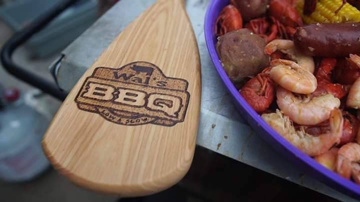 Personalized Cypress Crawfish Boiling Paddle Large Blade