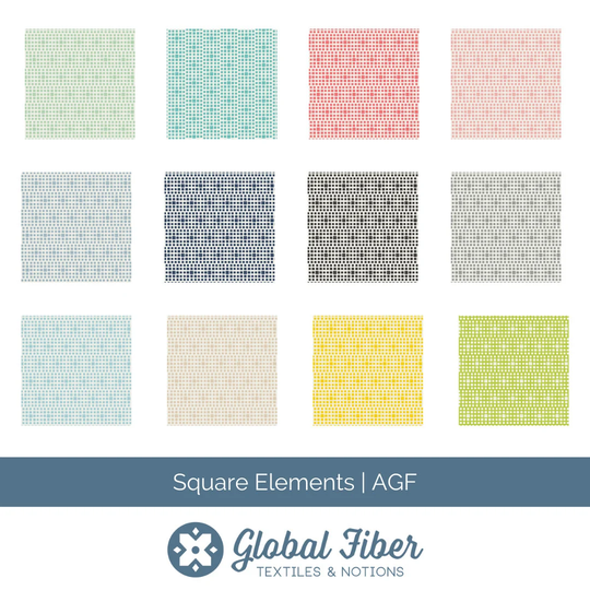 Squared Elements By Art Gallery Fabrics, Geometric Blender Perfect For Quilting & Home Decor, Group 1 Of 2