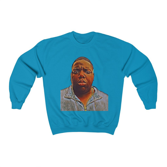 Biggie Smalls Unisex Heavy Blend Crewneck Sweatshirt, Multiple Colors Available