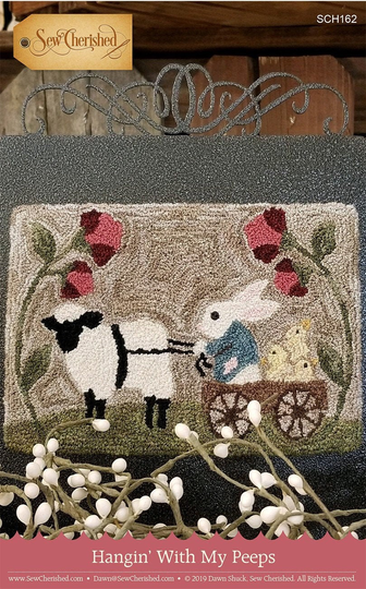 Hangin With My Peeps Punch Needle Pattern From Sew Cherished Designs Brand New, Please See Description & Pictures For More Information