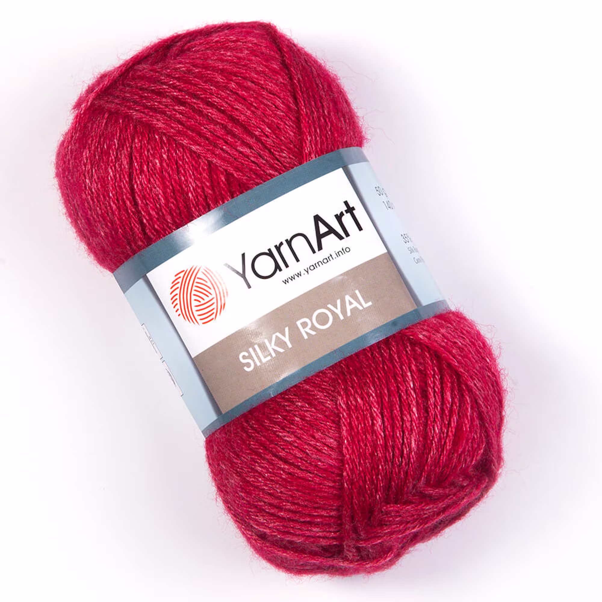 Yarnart Silky Royal Blend Wool, Classic Yarn, Merino Wool, Silky Wool, Silk Yarn, Wool Yarn, Soft Yarn, Crochet Rayon Yarn, 153.1 Yards-50 Grams