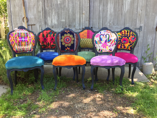 Eclectic Boho Dining Chairs