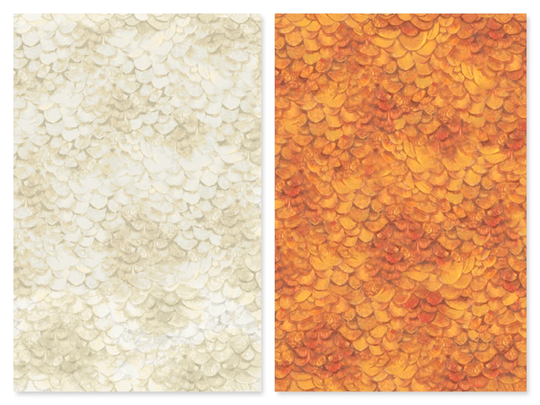 Feather Blender Cotton Fabric, Country Roosters, David Galchutt 29028 Qt Fabrics, Cream Or Orange, Fq Fat Quarter Eighth Half Yard Bty
