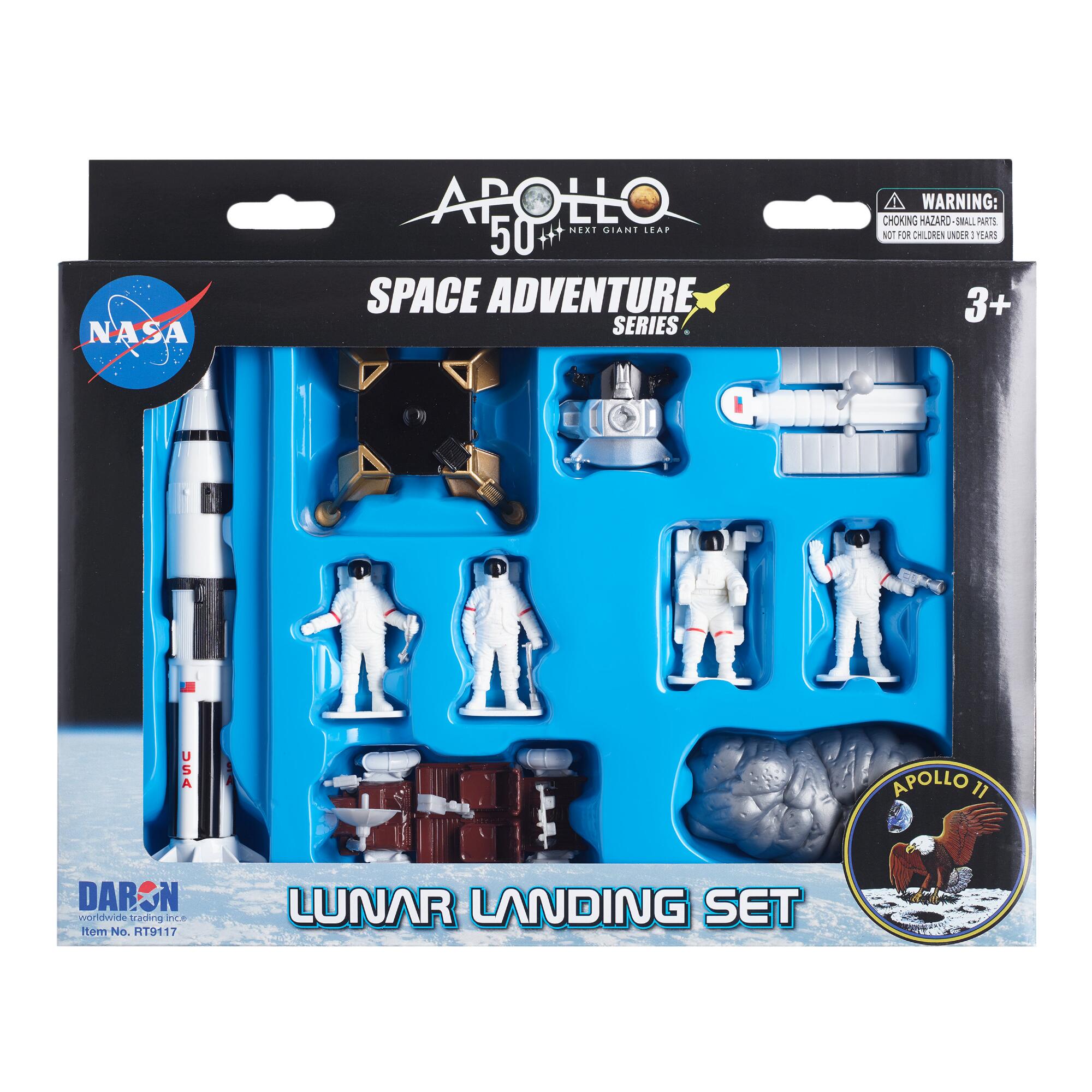 Apollo 50th Anniversary Lunar Landing 9 Piece Playset by World Market