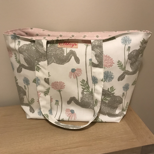 Hare Tote Bag, Beach Holiday Shoulder Day Change Bags, Work Marching Hares Bag