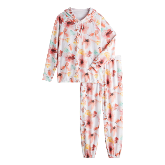 Multicolor Watercolor Floral Loungewear Collection by World Market