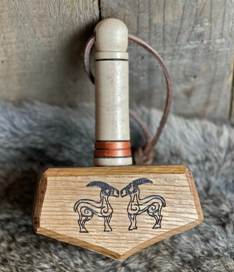 Thor's Hammer/Mjolnir/Heathen Gift/Wooden Hammer/Altar Statue
