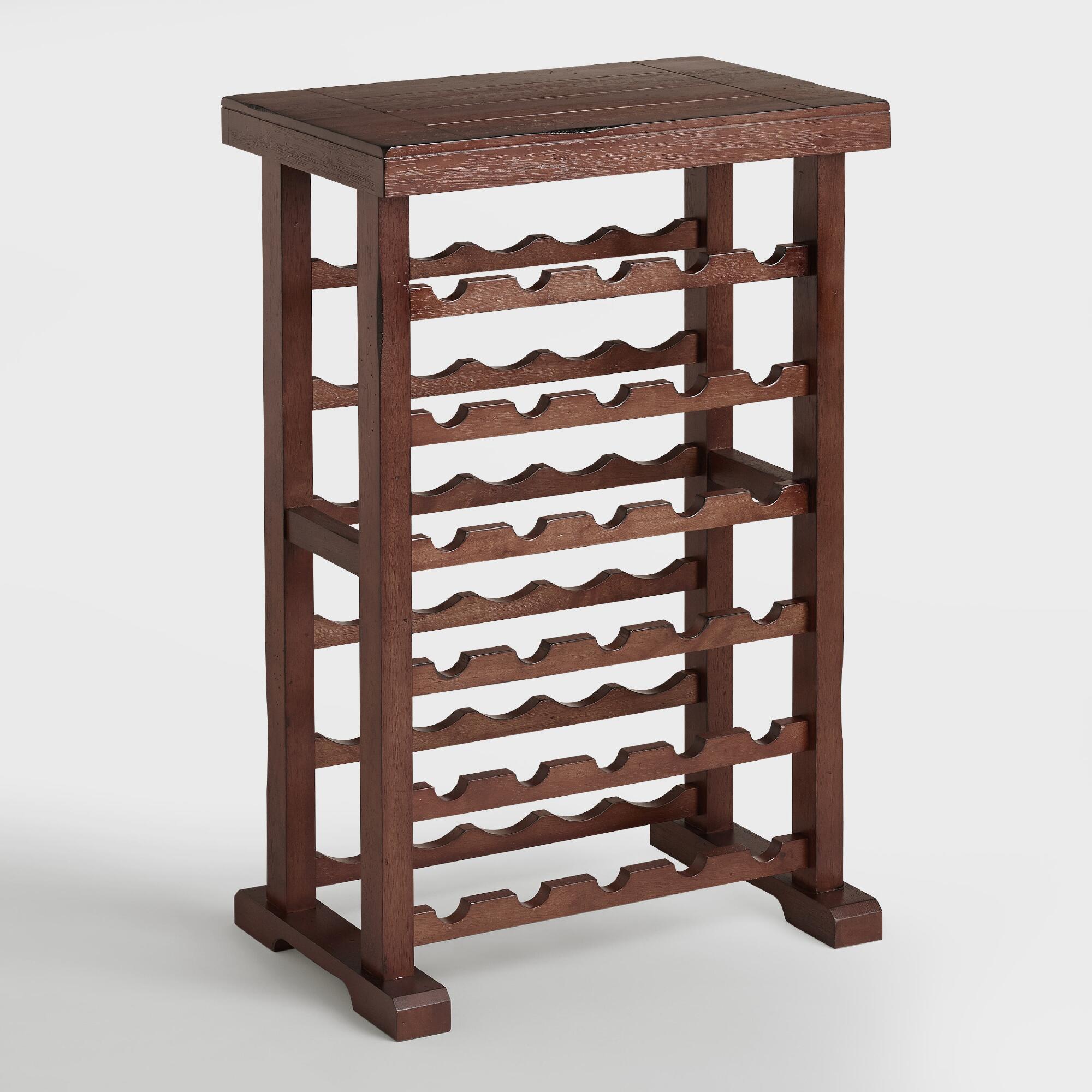 Mahogany 30 Bottle Verona Wine Rack by World Market