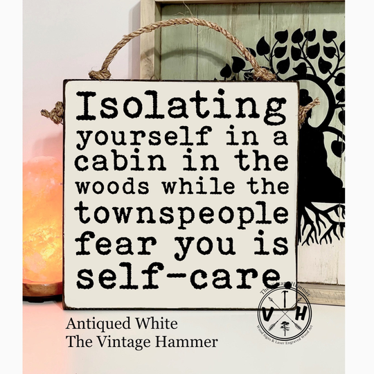 Self Care Wall Decor Signs. Solid Wood, Sealed, Color Options. Great For Zen Dens, Yoga Rooms, Meditation Decor, Yogi