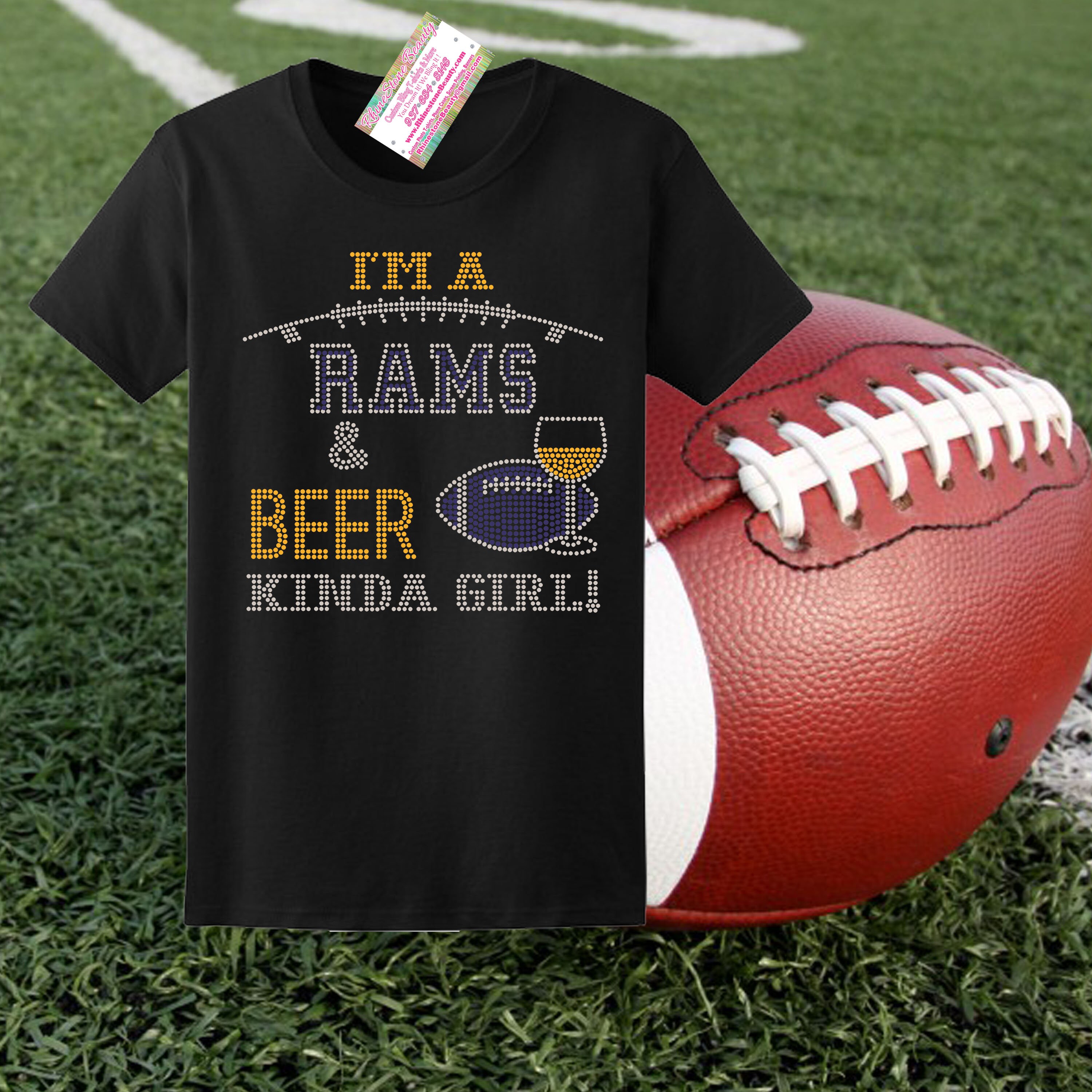 Rhinestone Rams & Beer/Wine Kinda Girl Tshirt