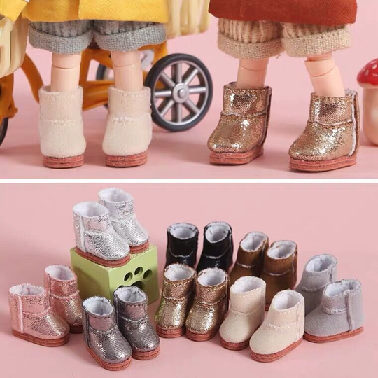 Obitsu11, Ob11 Shoes 1/12 Bjd Piccodo Holala Gsc Snow Boots 6 Colors