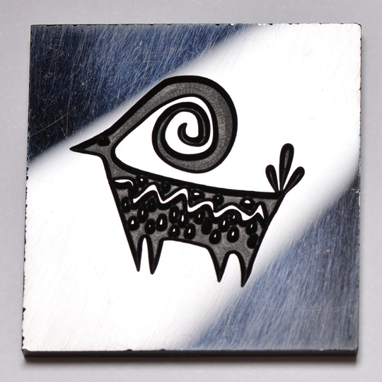 Kp5-056 Pendant Texture Pane/stamp - Southwest Ram