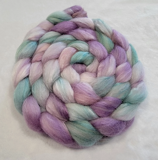 Polwarth & Silk Roving - 60/40 4 Oz Spinning Fiber Top