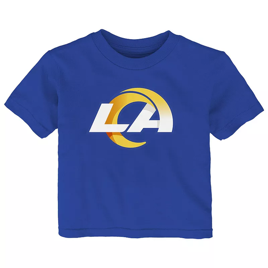 Infant Royal Los Angeles Rams Team Logo T-Shirt, Infant Unisex, Size: 12 Months, LAR Blue