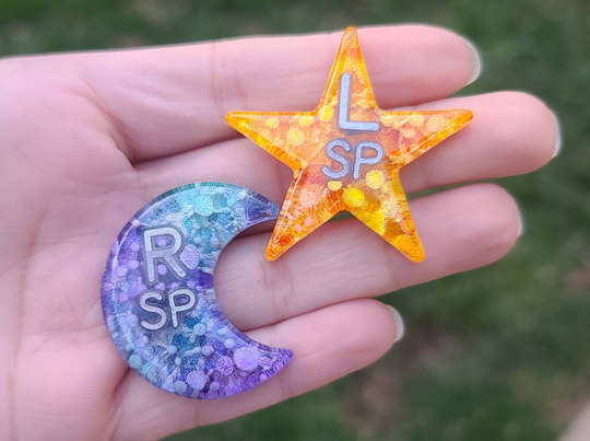 Fun Star & Moon X-Ray Markers