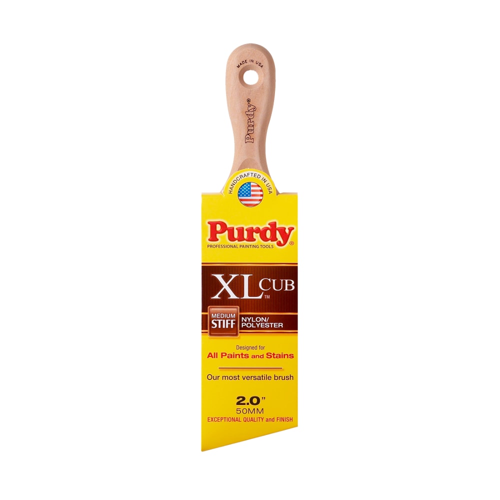 Purdy XL Cub Nylon- Polyester Blend Angle 2-in Paint Brush | 140153320