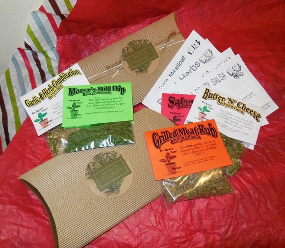 Grilling Seasoning Blend Collection | Set Of Mixes Herbs & Spices Boxed Set Home Grown Organic Gluten Free Backyard Patch