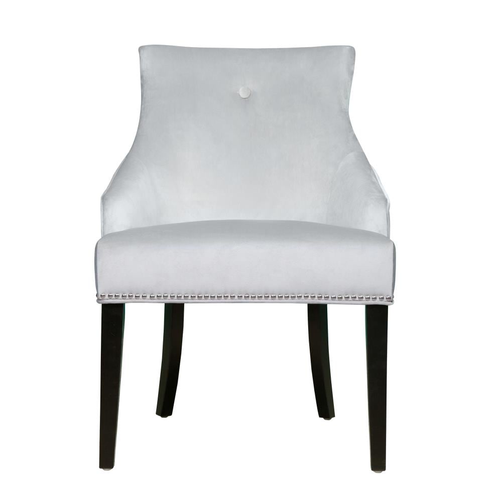 HomeFare Polyester Blend Upholstered Dining Arm Chair (Wood Frame) | DS-2520-900-1