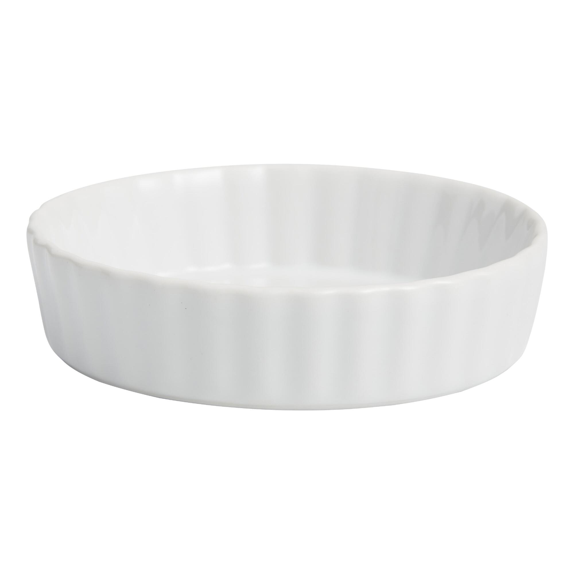 White Ceramic Creme Brulee Ramekins Set of 6 by World Market