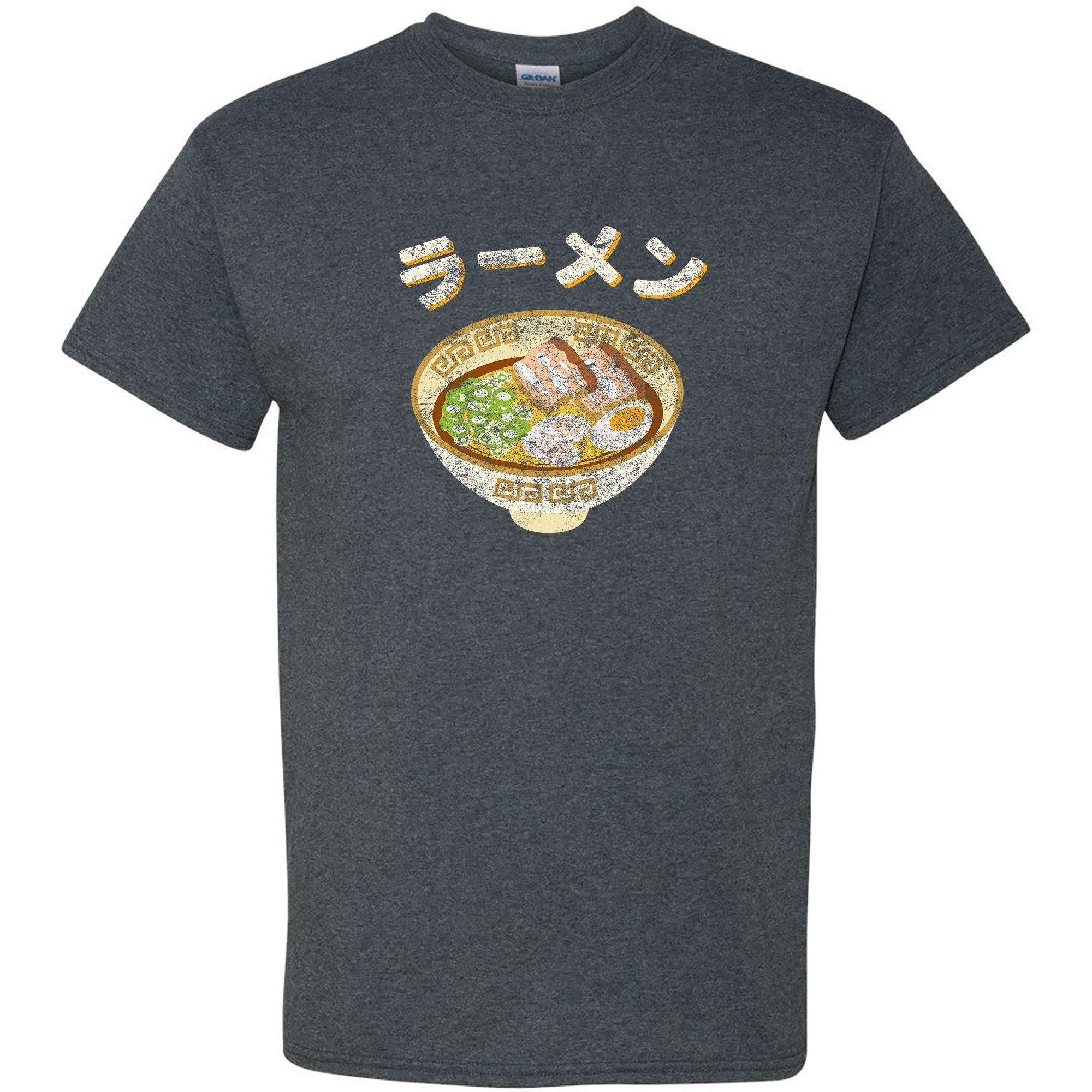 Japanese Ramen T Shirt - Vintage Distressed Japan Noodle Bowl Foodie Graphic Tee