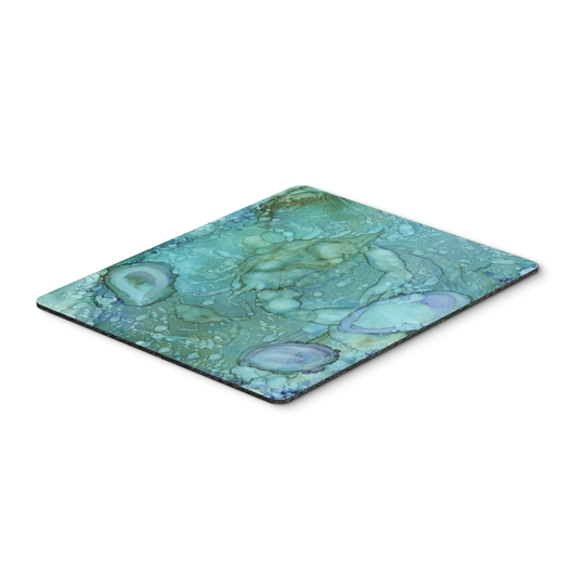 Caroline's Treasures 8963MP Abstract Crabs and Oysters Mouse Pad, Hot Pad or Trivet, Large, multicolor