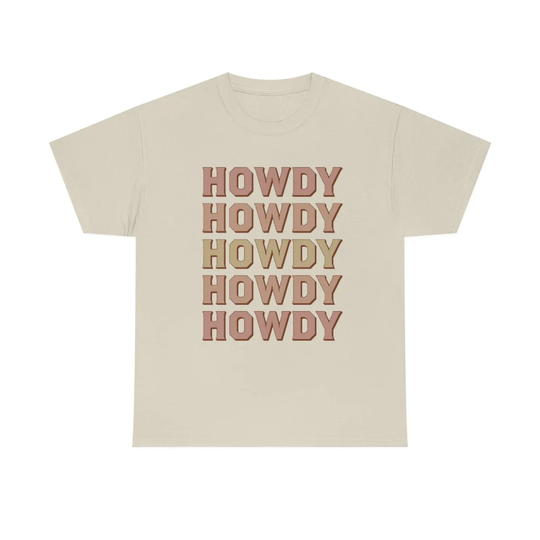Howdy Cowboy Shirt | Texas Pride Nashville Western Bachelorette Crew Cowgirl Country Music Trendy Vintage Girls Trip