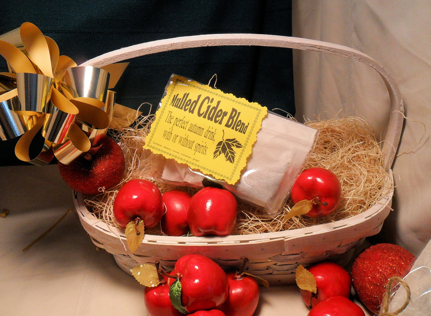Mulled Cider Spice Blend, Packaged in Large Teabags With Recipes