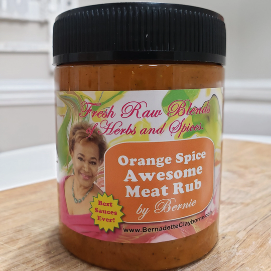 Awesome Orange Spice Meat Rub/Pot Seasoning. Use On Beef, Fish, Salmon, Seafood, Pork, Poultry, Rice Or Veggie. Can Be Added After Cooking