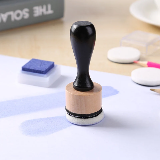 Mini Ink Paints Mixing Blending Tools With Round/Domed Foam Refills Set For Paper Craft Card Making Scrap Booking New Hot Diy