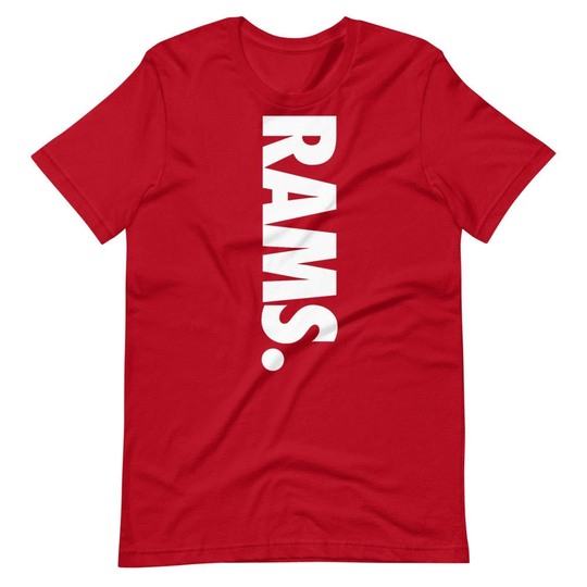 Wssu - Rams. Unisex Tee | Red