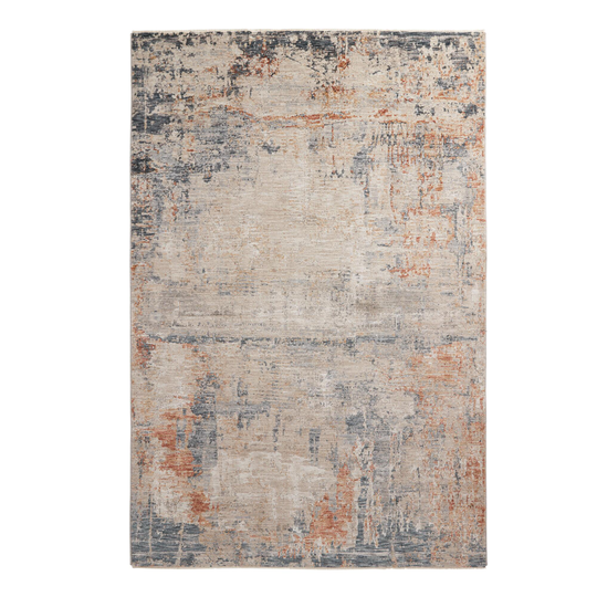 Multicolor Abstract Wyatt Area Rug: Brown/Multi - Polyester - 8' x 10' by World Market