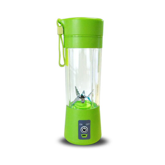 400ml Mini Portable USB Rechargeable Electric Juicer Mix Machine Fruit Blender - green
